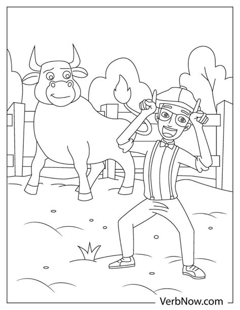 Free BLIPPI Coloring Pages for Download (Printable PDF)