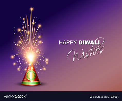 Diwali crackers background Royalty Free Vector Image