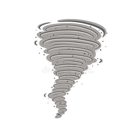 Tornado, vector icon stock vector. Illustration of design - 116022897