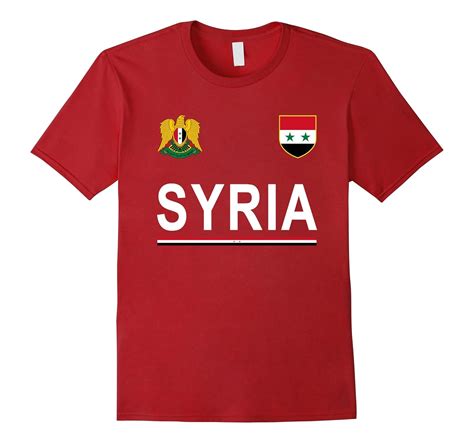 Syria Soccer T-Shirt – Syrian Football Jersey 2017-CD – Canditee