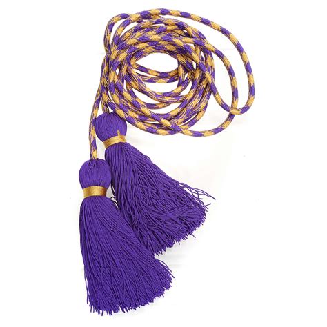 Alb cincture, purple and gold color | online sales on HOLYART.com