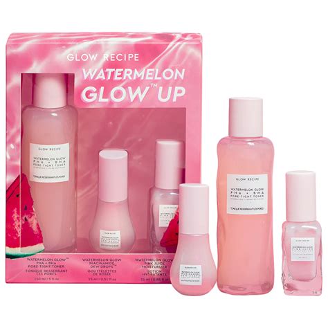 Watermelon Glow Up Set - Glow Recipe | Sephora | Oil free facial ...