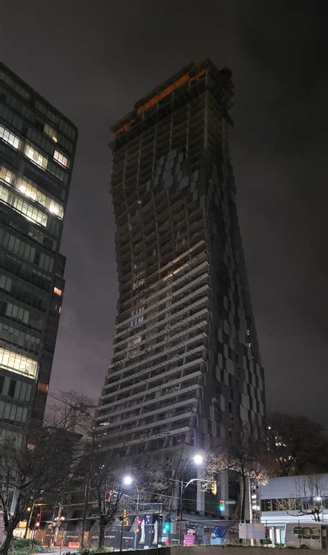 New building being built looking creepy at night. : r/evilbuildings