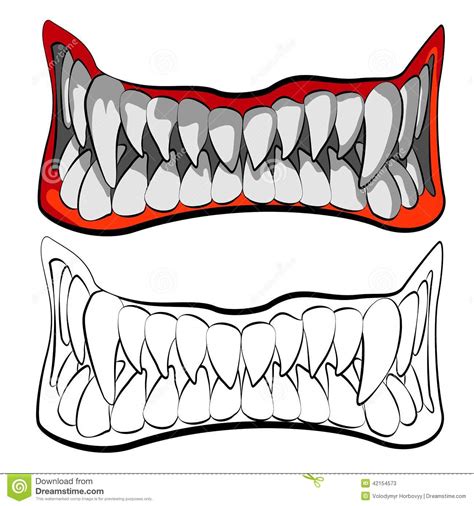 Sharp Teeth Clipart | Free download on ClipArtMag