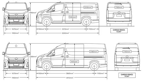 Toyota Hiace Van Cargo Dimensions - Infoupdate.org