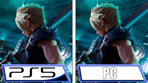 Final Fantasy VII REMAKE | PC vs PS5 | Graphics Comparison - YouTube