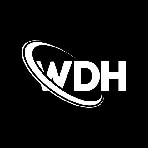 WDH logo. WDH letter. WDH letter logo design. Initials WDH logo linked ...