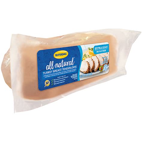 Butterball All Natural Extra Lean Turkey Breast Tenderloins 24 oz. Pack ...