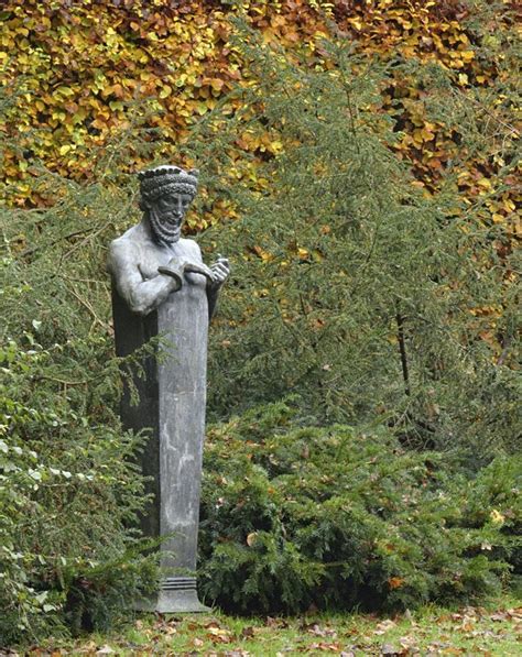 Statue in the grounds of Anglesey Abbey, Cambridge | Landscape design ...