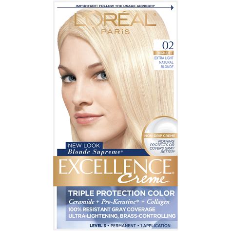 L'Oreal Paris Excellence Creme Permanent Triple Protection Hair Color ...