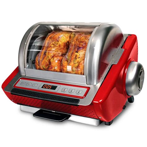 Ronco EZ-Store 7.5 Qt. Red Rotisserie Oven-ST5250RDGEN - The Home Depot