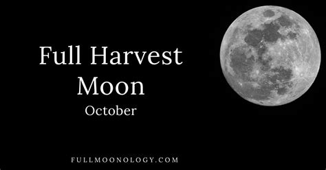 Full Harvest Moon 2020: the Autumn Full Moon | FullMoonology