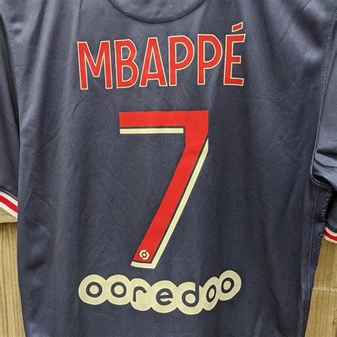 PSG shirt, Mbappe 7 Size M Original and... - Depop