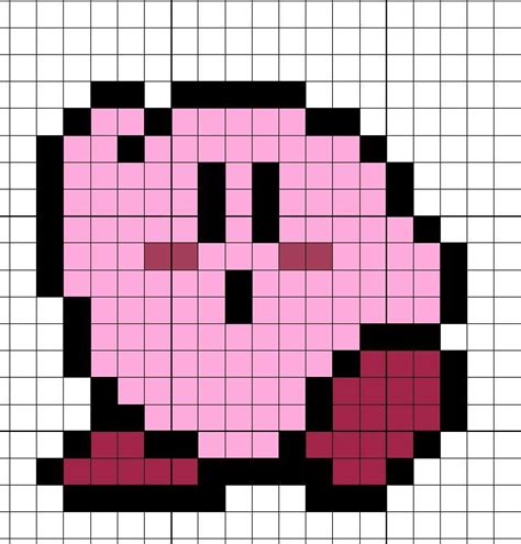 6 bit kirby pixel art