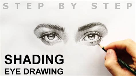 HOW TO: DRAW | shading + eye drawing - YouTube