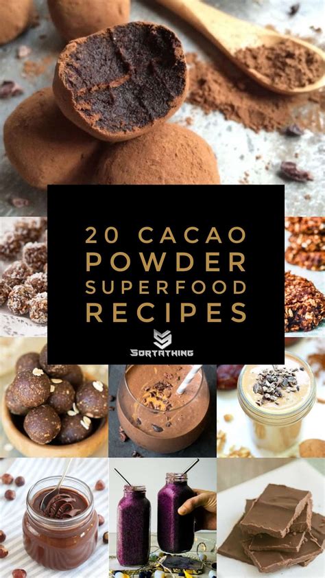 20 Cacao Powder Superfood Recipes You Will Love - Sortathing