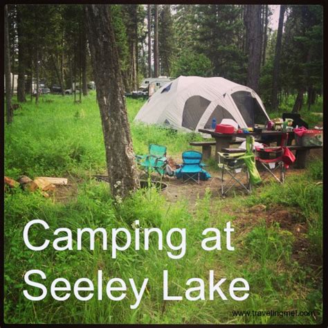 Camping at Seeley Lake, Montana - TravelingMel