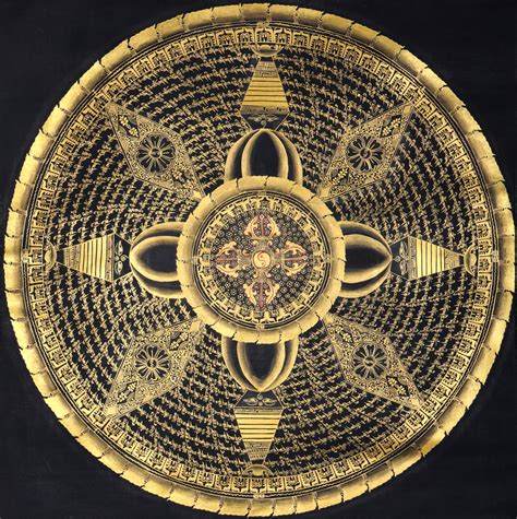 Vajra Mandala Within A Vajra Mandala | Exotic India Art