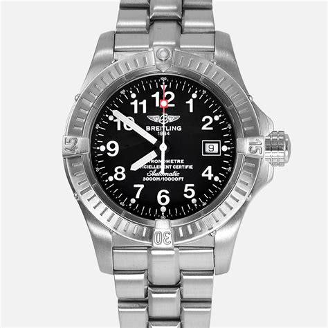 Breitling Seawolf Avenger Titanium Black Dial E17370 - NEOFASHION