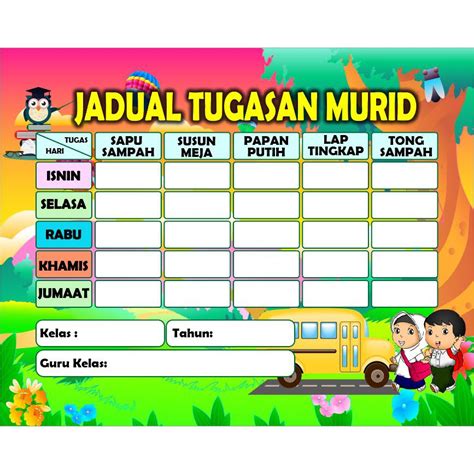 Jadual Bertugas Kelas Boleh Edit - A Tribute to Joni Mitchell