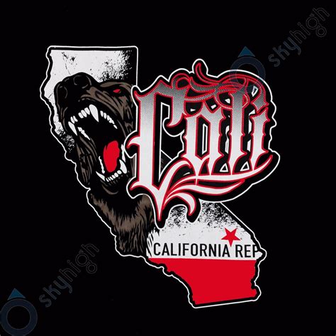 California Republic GRAPHIC T Shirts Cali Life LOGO S-2XL Black Solid ...