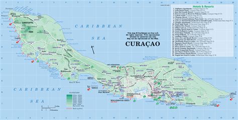 Map Of Curacao And Surrounding Islands - Europe Mountains Map