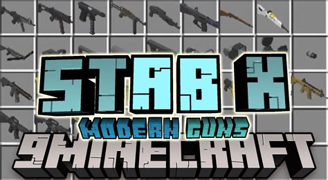 Stabx Modern Guns Mod (1.20.1, 1.19.4) - High Quality Weapons ...