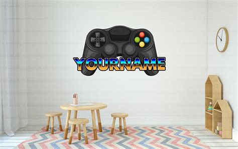 PS4 Controller Sticker - Custom Name Vinyl Decal | Bee Unique