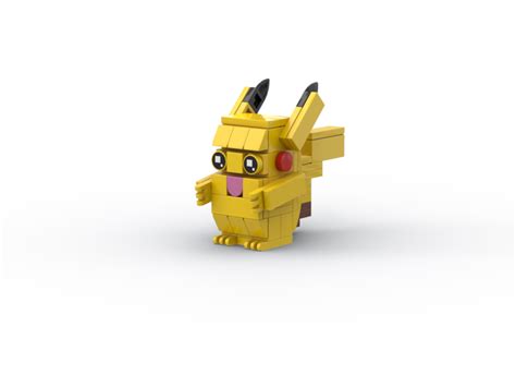 LEGO MOC #025 Pikachu (updated) by Innsbricks | Rebrickable - Build ...