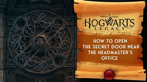 How to Open the Secret Locked Door Near the Headmaster's Office ...