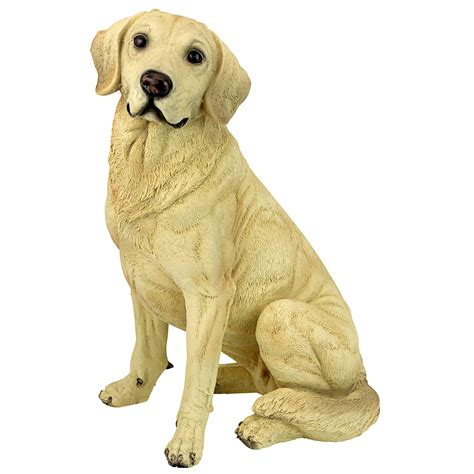 Buy Design Toscano Golden Labrador Retriever Dog Garden Statue, 15 Inch ...