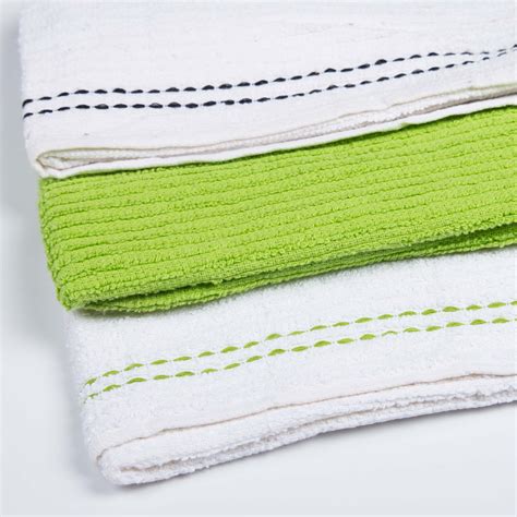 3 - Pieces 100% Soft Cotton Kitchen Towels – Darodeewar