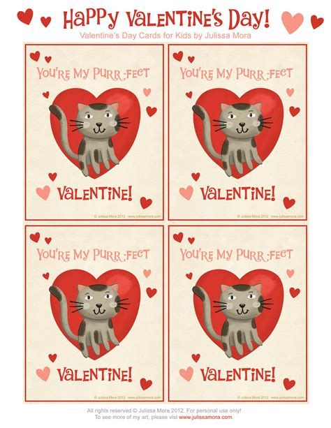 Printable Valentines Day Cards For Kids