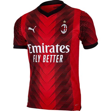 2023/2024 PUMA Christian Pulisic AC Milan Home Jersey - SoccerPro