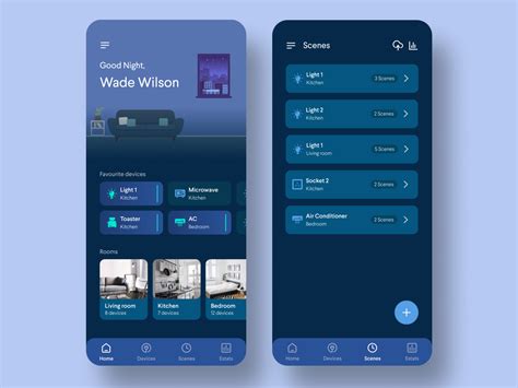 Smart Home V2.0 by Aravind Little Jack Ui Design Mobile, Mobile ...