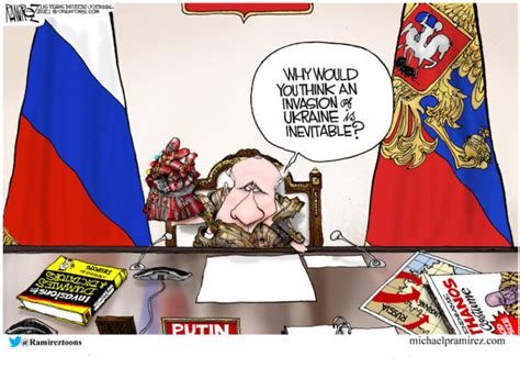 5 cartoons about Russia's looming invasion of Ukraine