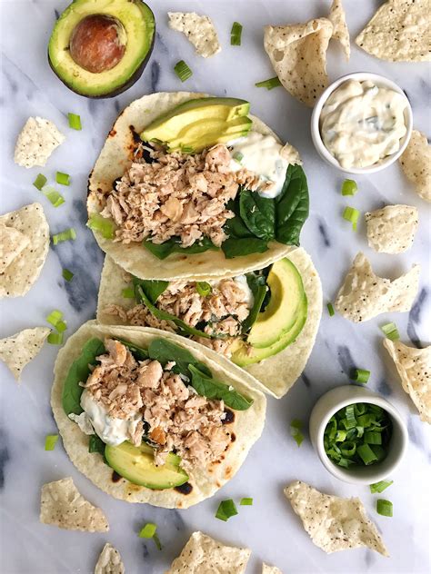 Easy Canned Tuna Tacos with Scallion Crema - rachLmansfield | Recipe ...