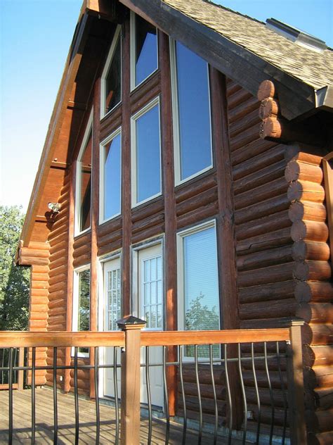 Efficient Log Cabin Windows - Log Cabin Connection