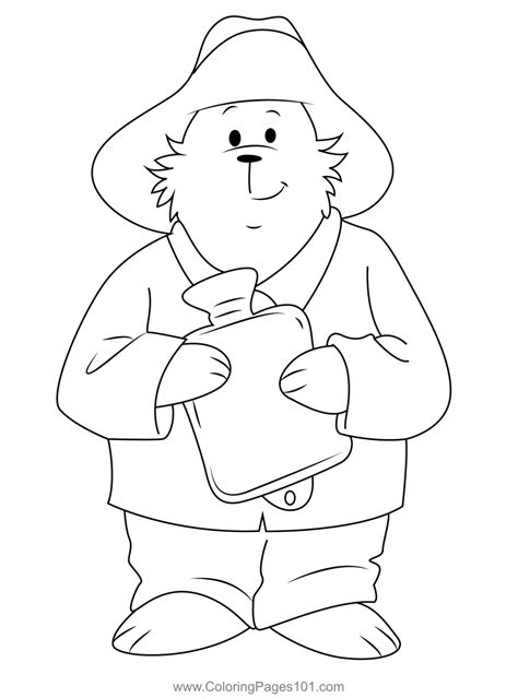 Bear Coloring Page for Kids - Free Paddington Printable Coloring Pages ...