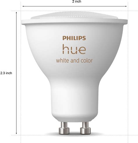 Customer Reviews: Philips Hue GU10 Bluetooth 50W Smart LED Bulb White ...