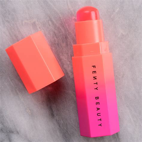 Fenty Strawberry Pop Match Stix Color-Adaptive Cheek Lip Stick Review ...