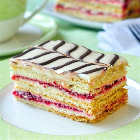 Raspberry Buttercream Mille Feuille - easier than you think!