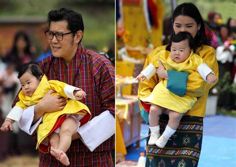 Bhutan's King and Queen share photos of little prince on royal visit ...