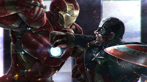 Captain America Vs Iron Man