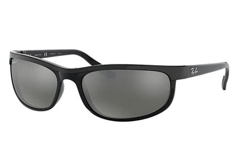 Ray-Ban Predator 2 RB2027 Matte Black - Nylon - Grey Polarized Lenses ...