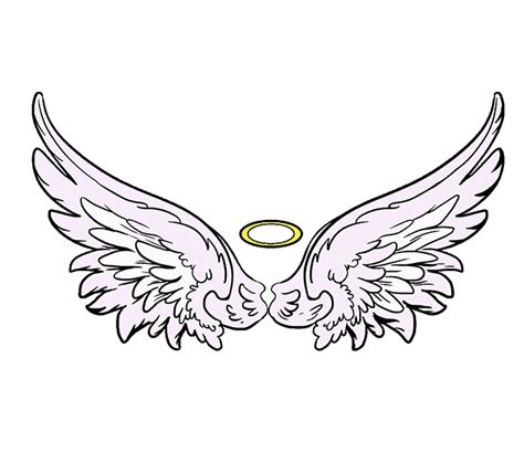 How to Draw Angel Wings: Easy Step-by-Step Angel Wings Drawing Tutorial ...