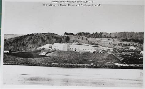 Fort Knox Under Construction, ca. 1870 - Maine Memory Network