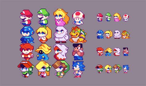 32x32 Characters by Shawn Martins