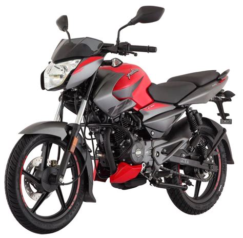 Bajaj Pulsar Ns125 Red Press Image Left Front Quar