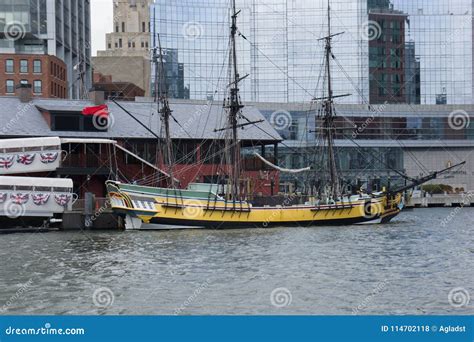 Boston March 2018 - the Boston Tea Party Museum Editorial Stock Photo ...